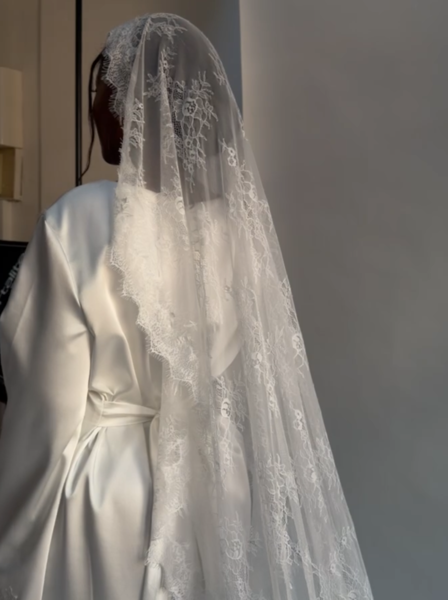 Voile de mariée Espagnol 3m