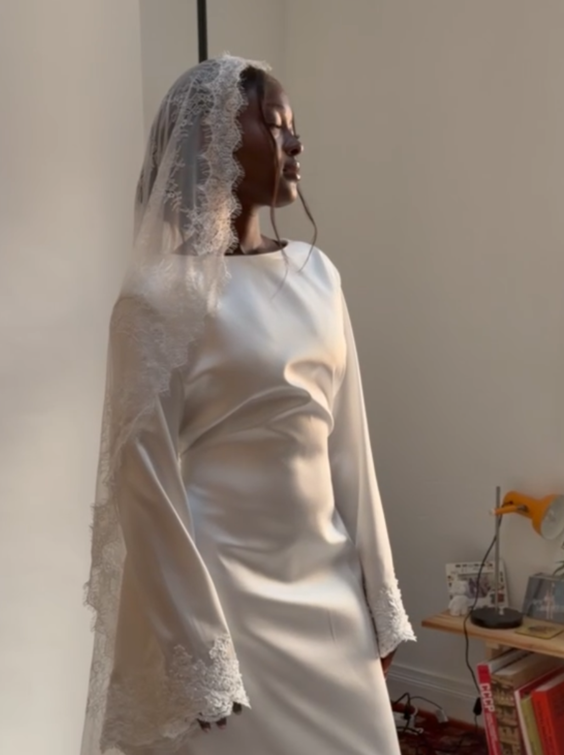 Voile de mariée Espagnol 3m
